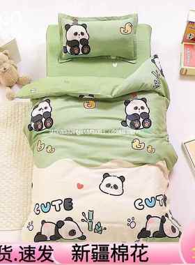 纯棉儿园被子芯三件套宝宝入幼园含童被褥六件套儿午ILS睡床品四