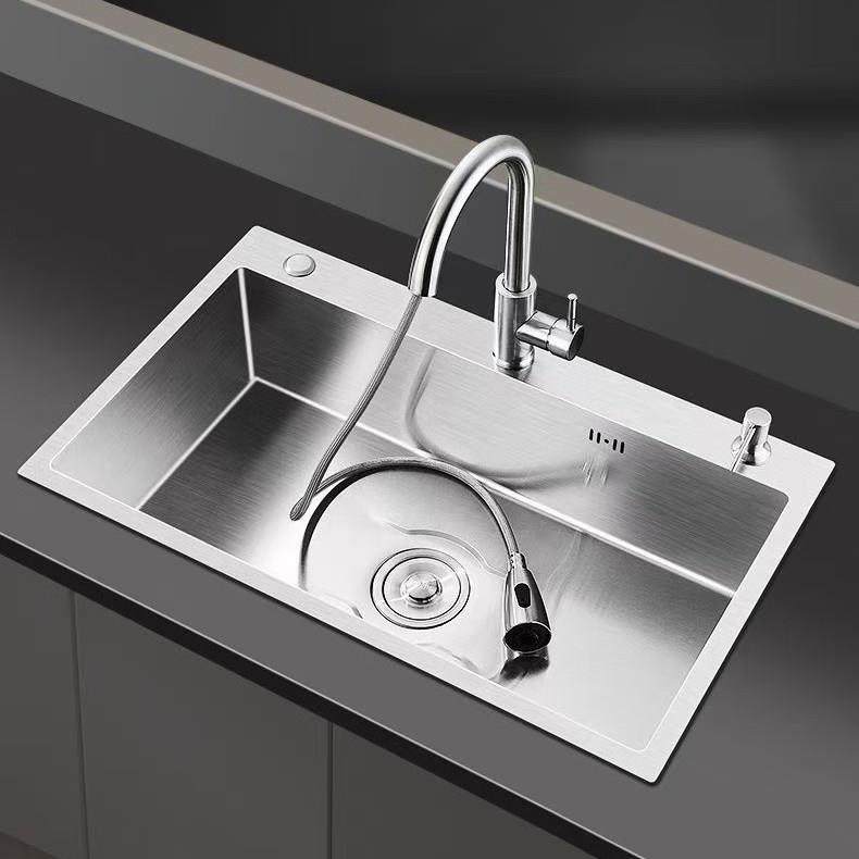 04不锈钢手工加拉2.0单水槽水槽套餐厨房整体橱柜洗菜盆洗碗池3丝,家装主材,水槽套餐,淘宝优惠券,粉丝福利购,淘宝优惠卷