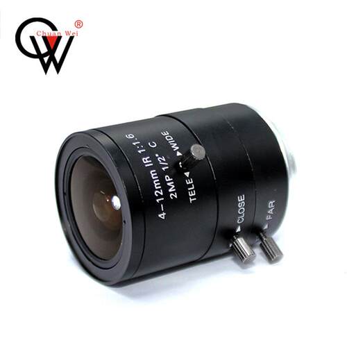 手动光圈镜头4-12mm 2MP 工业镜头 C接口 创威镜头 CW LENS