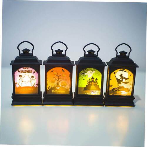 Halloween decorations wind lamp pendant Halloween painted ba