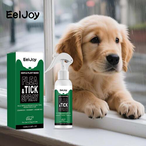 EELJOY Pet Flea and Tick Spray - Plant Extracts Based Insect