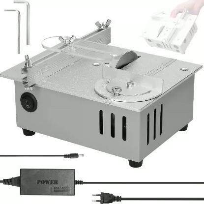 微型升降台锯迷你电锯小型家用台锯便携式木工推台锯多功能切割机