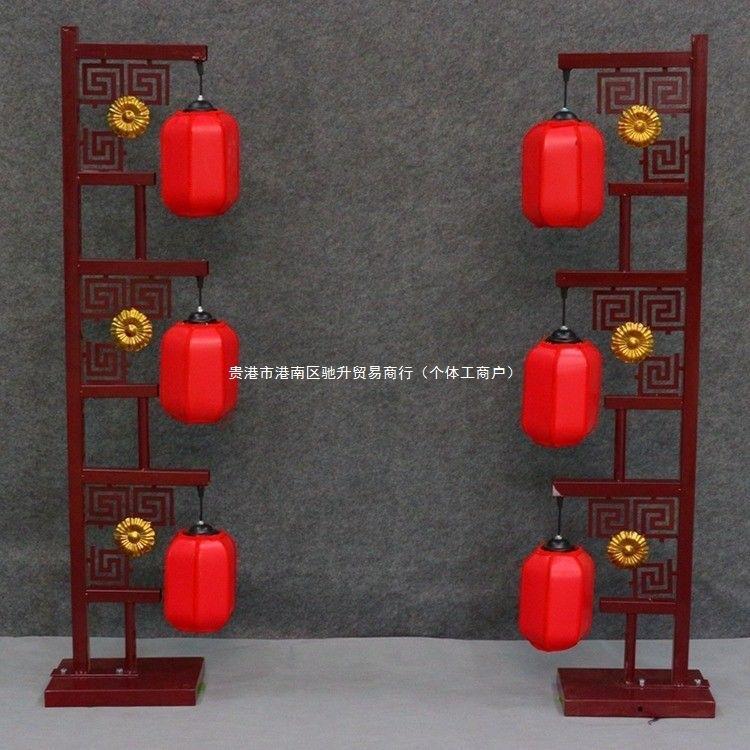 新款中式路婚庆道具路引灯笼AL813852路汉引三头屏风引唐婚布置礼