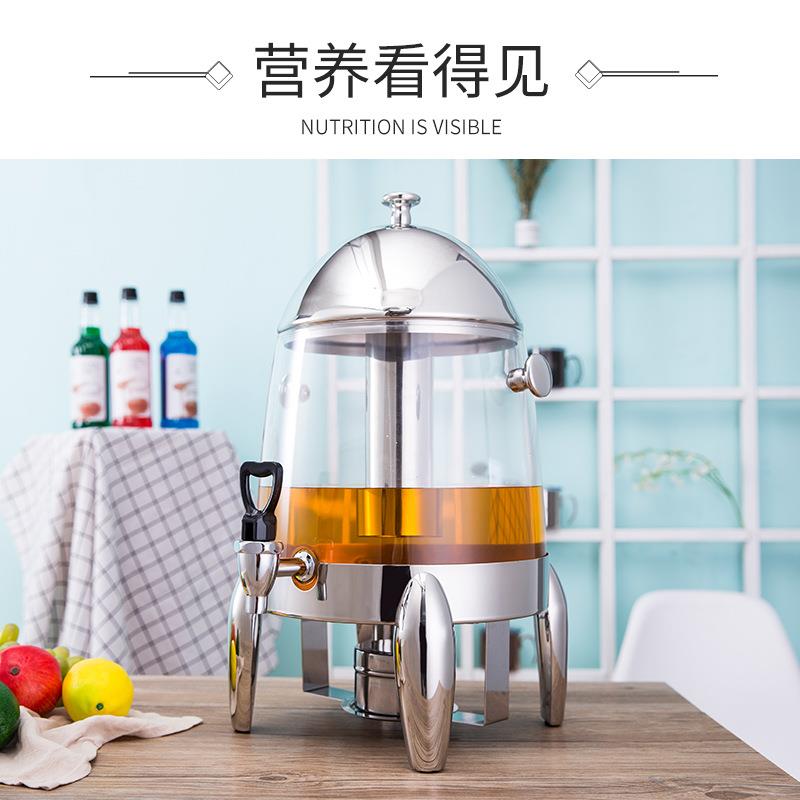透明不锈钢咖啡鼎电加热 酒店保温牛奶暖鼎豆浆桶 自助餐炉饮料机