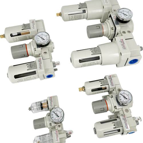 AC2/3/4/5000AC型气动二联件三联件气源处理器油水分离器