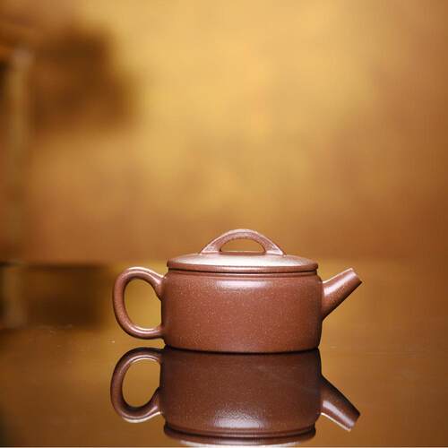 小容量手工茶具小号家用功夫泡茶壶小号大口汉瓦壶宜兴紫砂壶