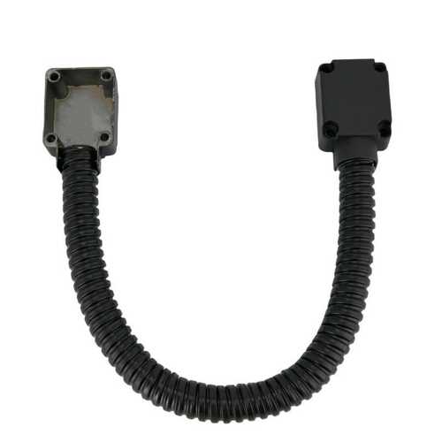 创佳顺 锌合金门窗用过线器 防夹过线管 40CM黑色弹簧管保护管