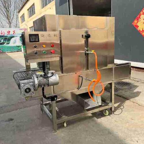 隧道燎式毛机牛蹄驴TUC乌烧毛机器鸡家禽杂毛处理烧制蹄机