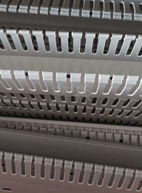 PVC线槽40明装塑料工业线槽配电柜控制箱走线卡线行线槽灰色U型50