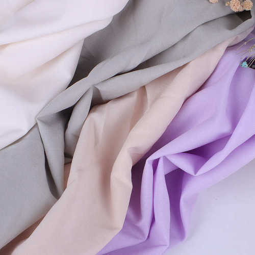 超柔50D四面弹 平纹梭织涤纶面料 纯色里布里衬汉服衬衫雪纺面料