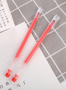 4倍容量巨能写大容量中性笔学生用签字针管笔黑色刷题速干笔
