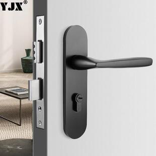门锁室内卧室房门锁通用型磁吸静音锁门把手分体锁房间门卧室门
