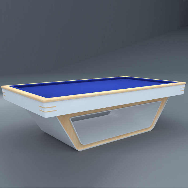 星盛韩式无袋口台球桌15年厂家9尺8尺实木青石板三库边台球桌