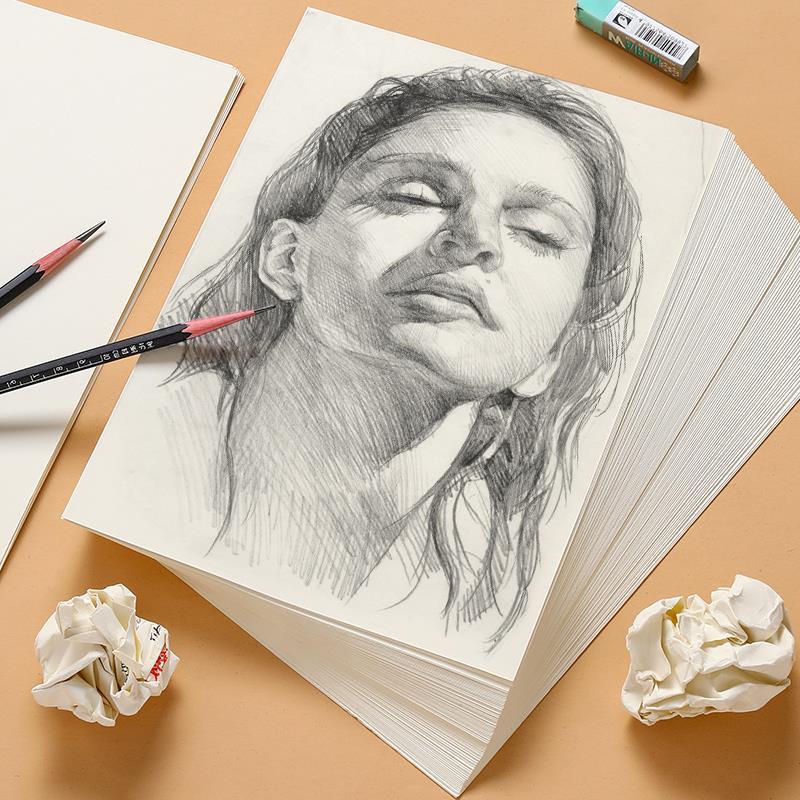 素描水粉画纸画纸儿童美术油画布