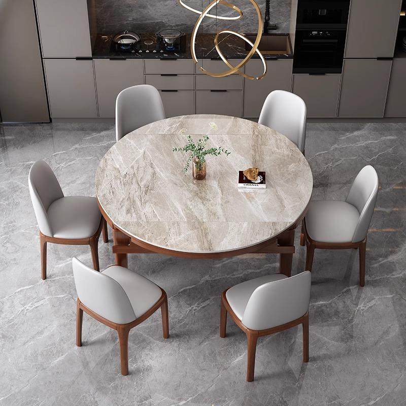 正品高端岩餐桌椅组合小户型家用简现代约伸缩用折叠方圆两板实木,住宅家具,岩板餐桌,淘宝优惠券,粉丝福利购,淘宝优惠卷