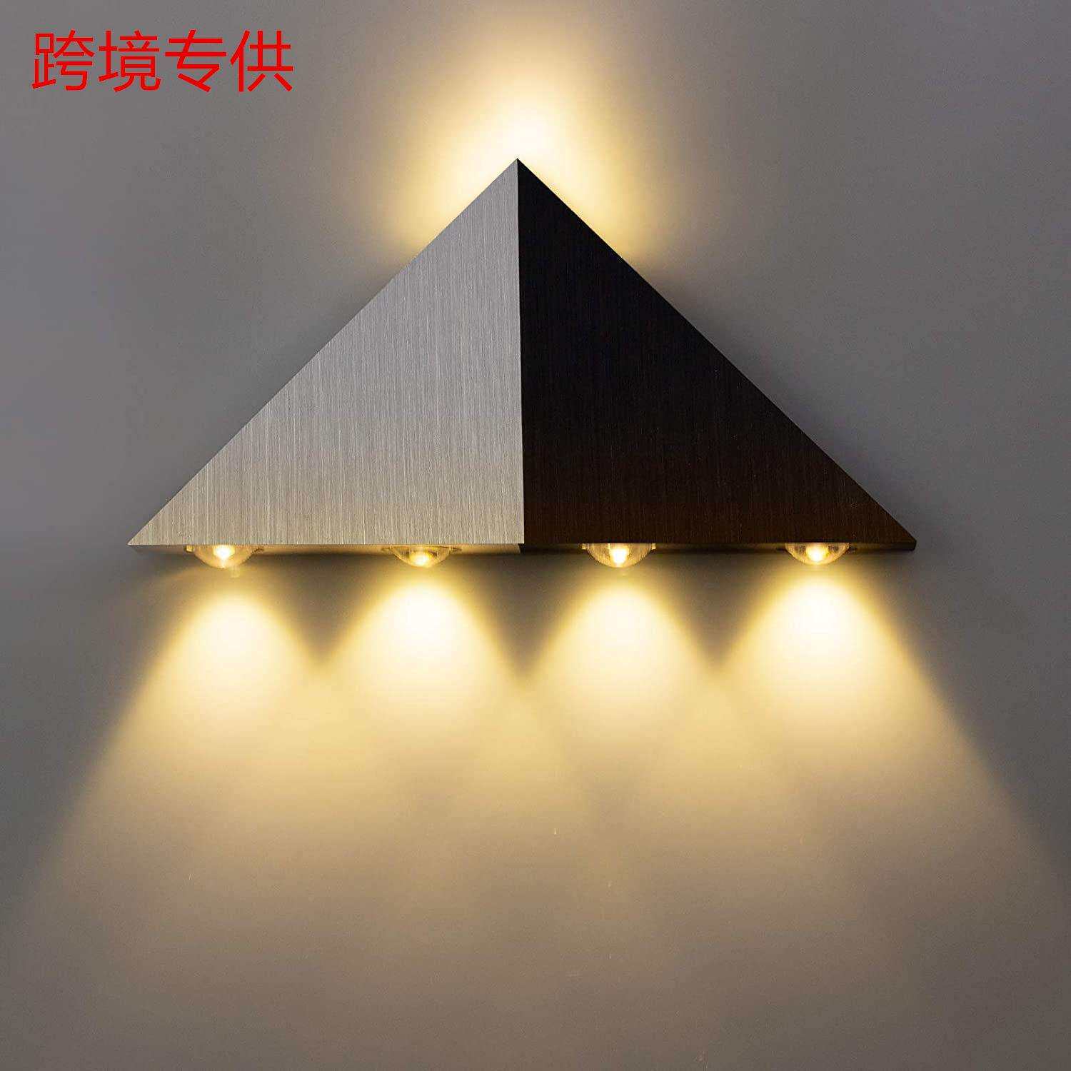 厂家5w三角形卧室客厅过道灯楼梯灯背景墙装饰灯led铝制壁灯