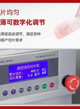 商用数肉控切片机 双卷切片片 切冻牛 ST-606肉羊卷 多功能数控刨