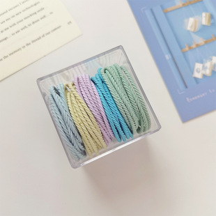 头绳男高弹力小辫子男士生扎头发神器绑头发橡皮筋头绳皮套发圈