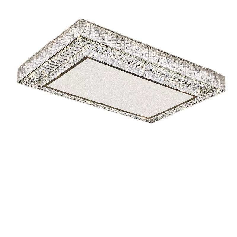 轻奢水晶客厅吸顶灯轻奢高档家用餐厅圆形卧室led灯新款中山灯具