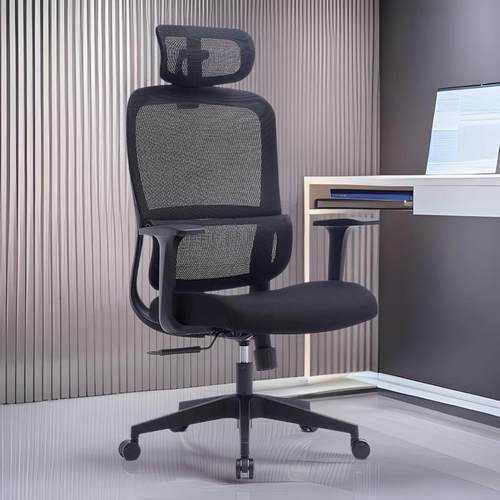 工厂会议室卧室主播电竞电脑护腰靠背人体工学网布升降旋转办公椅