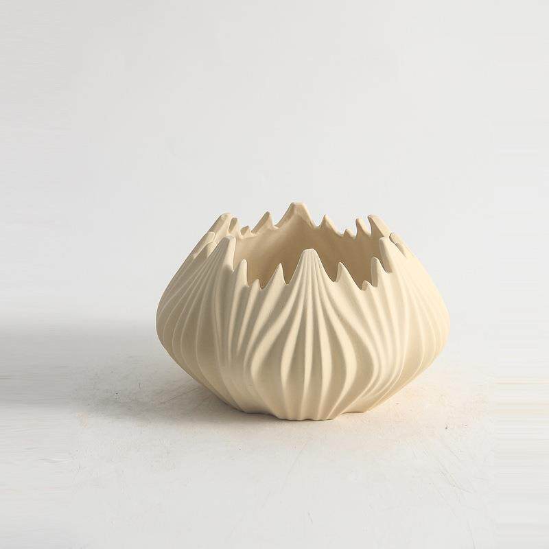 高温陶瓷花瓶简约居家样板间花器售楼处工艺品软装艺术装饰品摆件