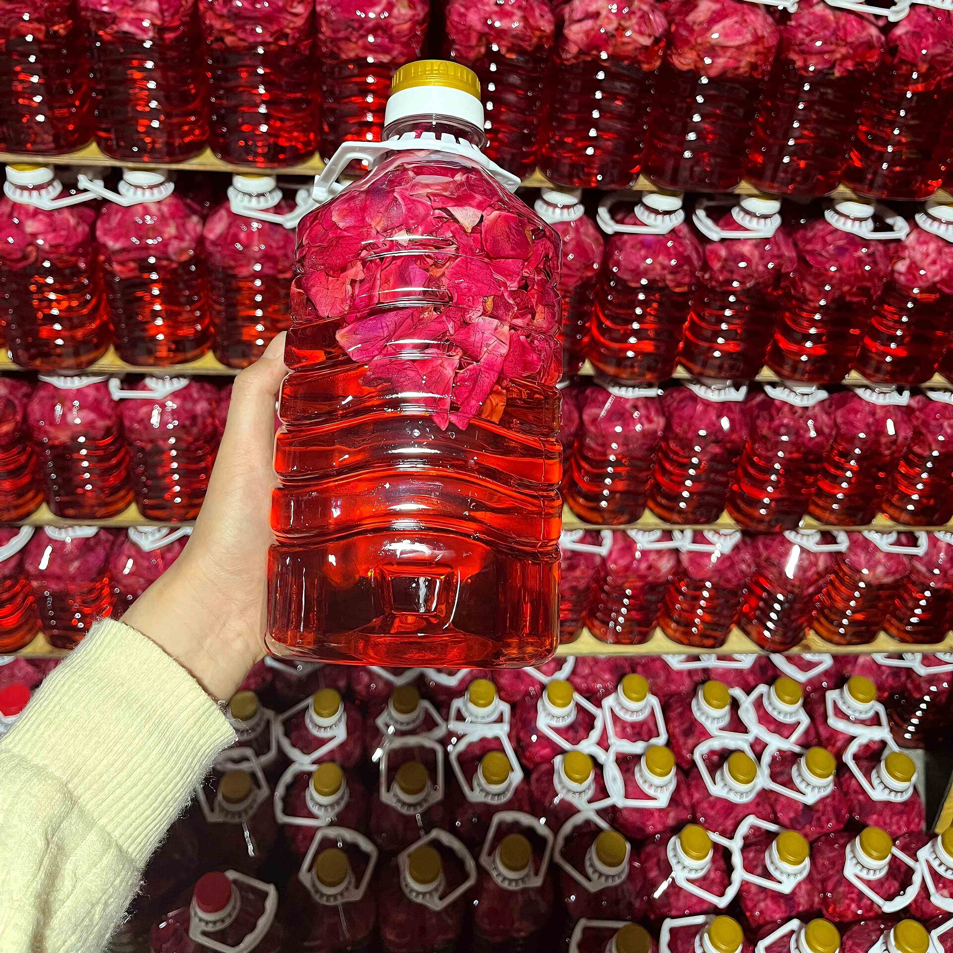 滇乡阿东云南玫瑰花醋荞麦醋墨红玫瑰泡制云南特产无添加夏日饮品