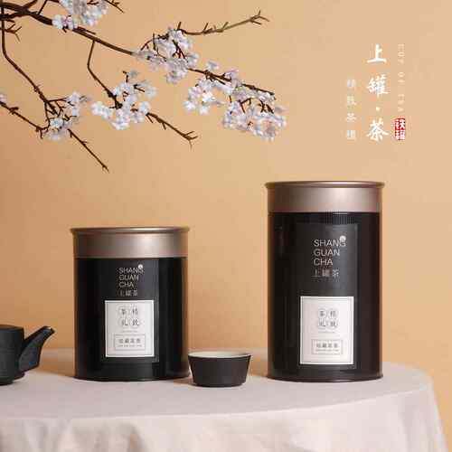新款二两半半斤装茶叶罐铁罐红茶绿茶金属茶叶罐密封茶叶包装罐