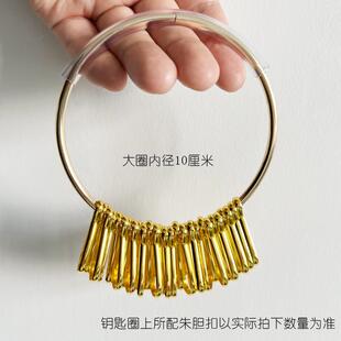 钥匙圈钥匙收纳圆环钥匙扣金属圆圈钥匙串钥匙盘大圈分类收纳圆盘