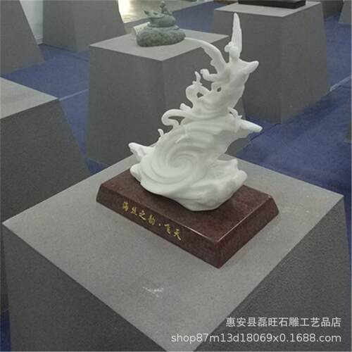 厂家石雕汉白玉飞天仙女大理石古代人物神像雕塑别墅公司装饰摆件