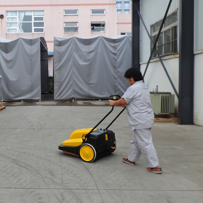 公园仓库医院学校电动手推式扫地机工业垃圾灰尘树叶清洁车扫地车