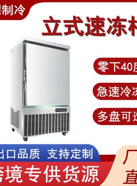 商用速冻机5盘冷冻柜零下40度10盘冻品柜15盘冷冻急冻速冻柜