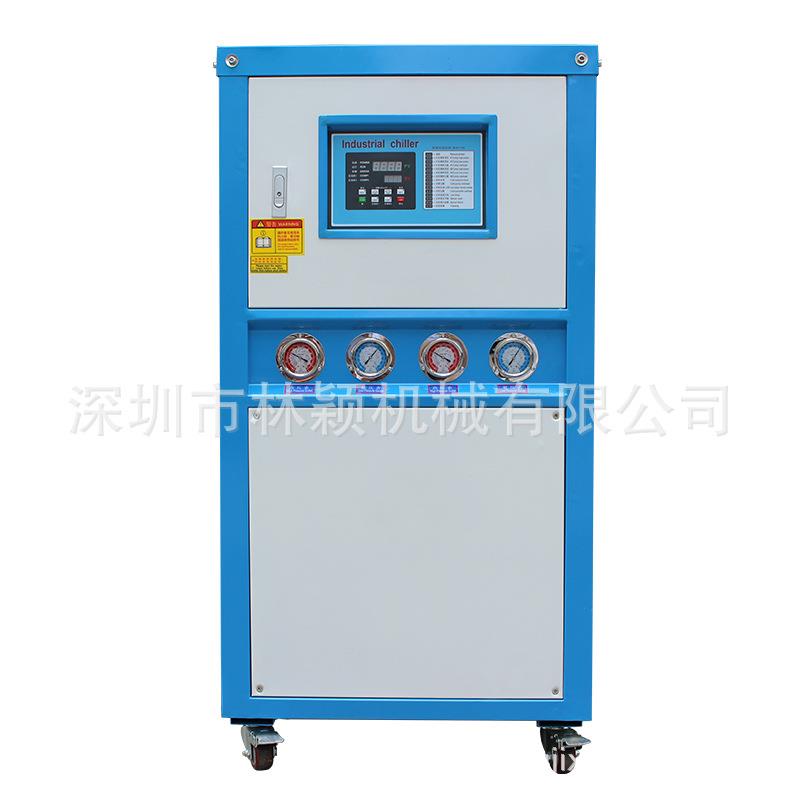 工业注塑5匹10HP冷水机水冷式循环制冷吸塑吹瓶15匹冻水机厂家