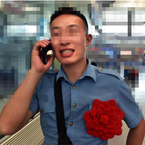 节日奖励嘉奖红花优秀员工个人胸花新兵入职老兵退役光荣花丝绒布