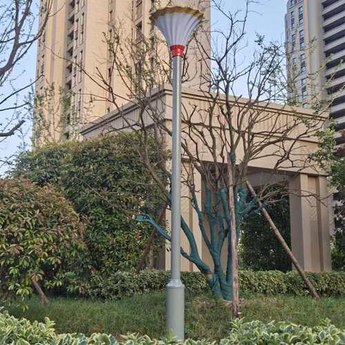 LED太阳能万花筒庭院灯 热镀锌庭院灯 铸铝庭院灯灯头厂家