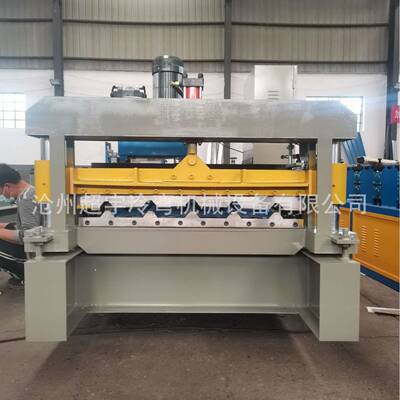 840压瓦机设备出口彩钢压瓦机全自动不锈钢成型设备冷弯压型机