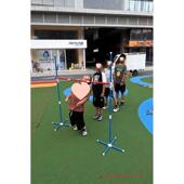 幼儿园感统训练器材下腰过杆套圈游戏新户外运动跨栏团建亲子道具