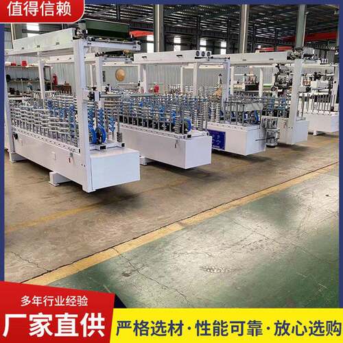 1250型木饰面板pur热熔胶多功能包覆机三维立体格栅板包边机