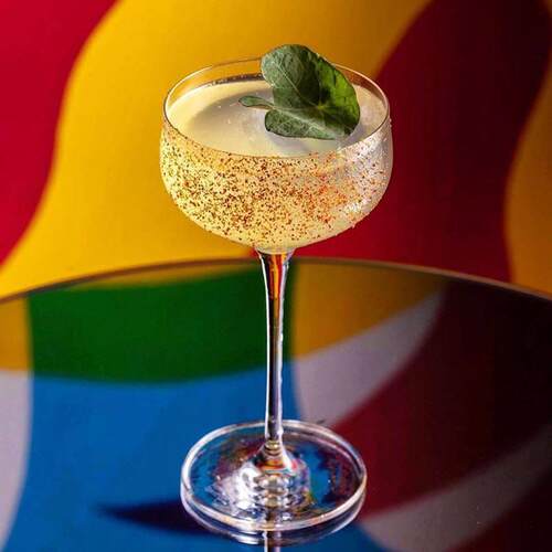 Creative cocktail glass individuality martini glass highfoot