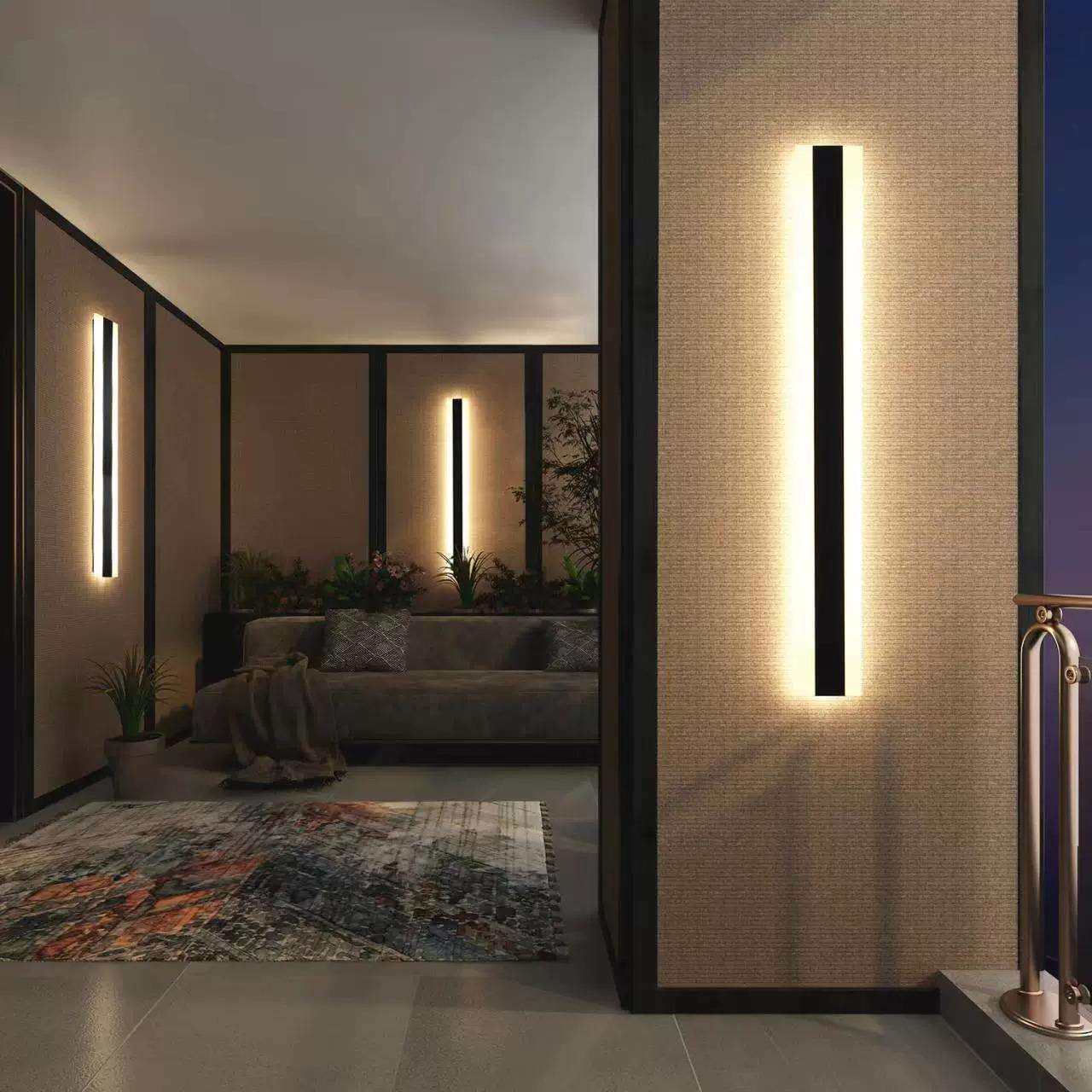 长条壁灯现代LED客厅卧室极简床头灯过道线条灯阳台走廊创意灯具