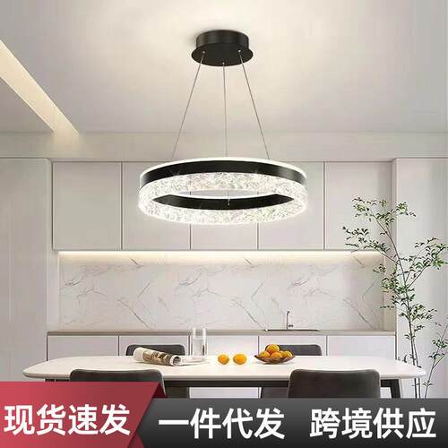 餐厅吊灯le轻无现代简约中山灯极简奢客灯创意设厅计灯具照明d灯
