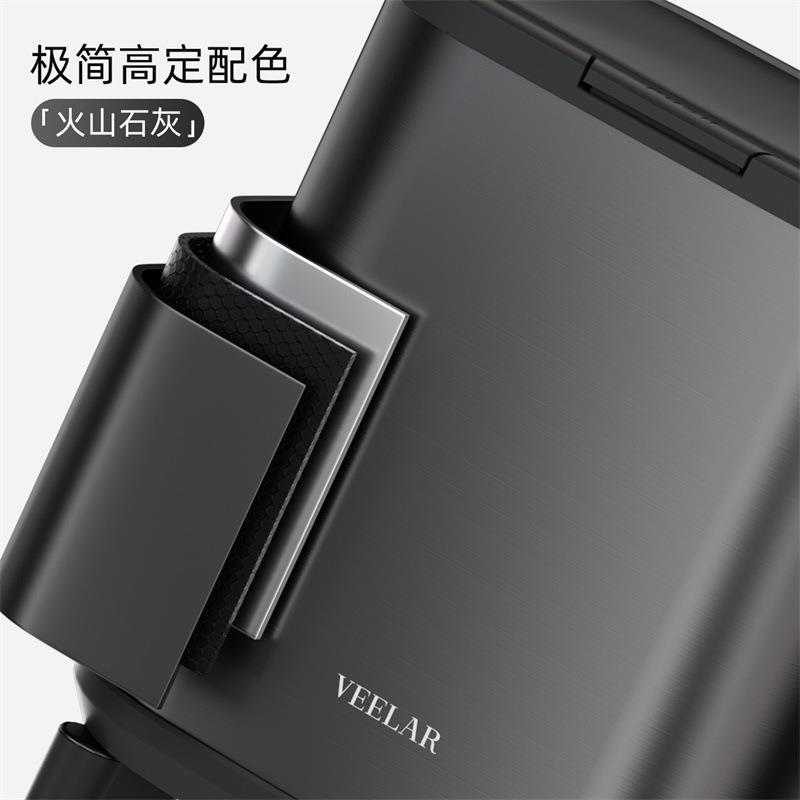 V动按EELARB7免弯腰高脚厨垃圾桶压式房家用大容量带轮可移感应式