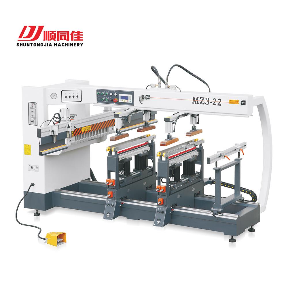MZ3-22木工三排钻多孔板件垂直钻孔连锁孔加工设备