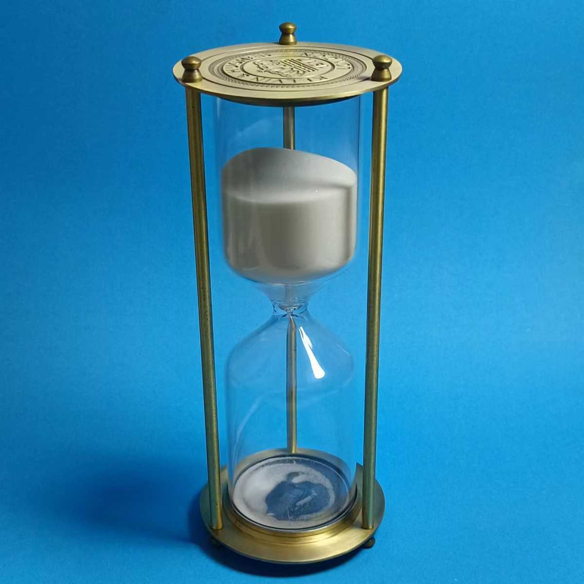 金属三柱沙漏复古1917计时器新品家居礼物摆件工艺品玻璃沙漏