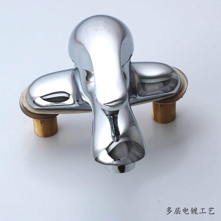 厂家直销纯铜冷热面盆水龙头 双孔单把冷热水龙头 洗手盆水龙头