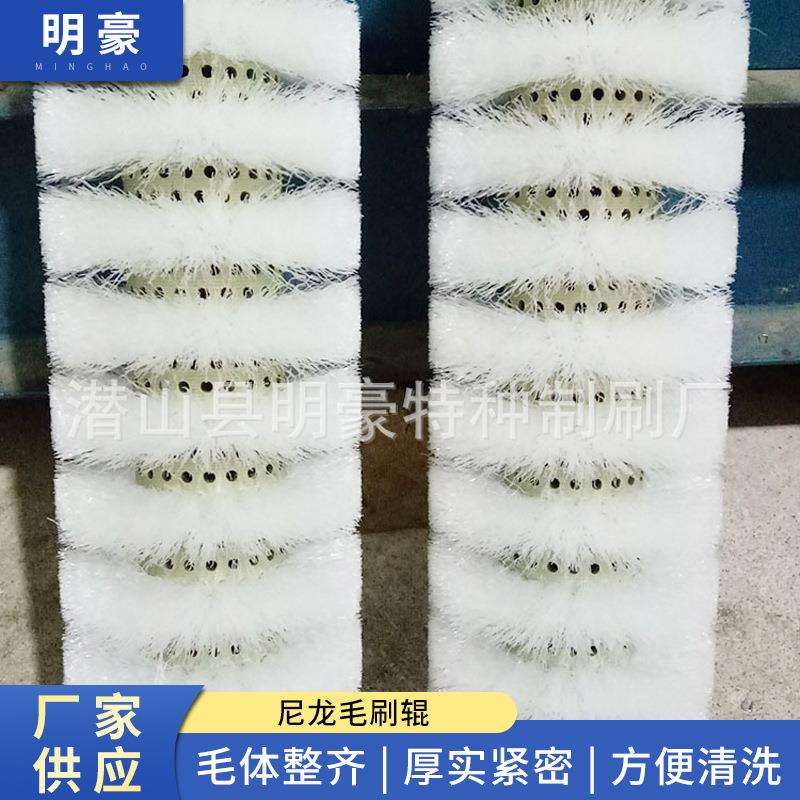做毛刷辊尼龙毛刷辊清洗毛刷辊滚刷图片