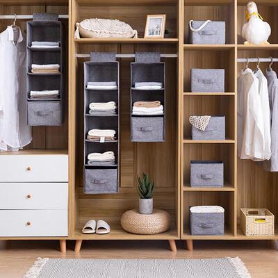 Drawer Shelves Hanging Wardrobe Organizer Storage Box Shoes