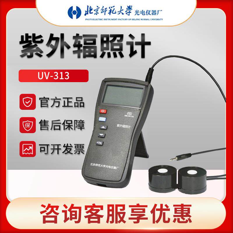 紫外辐照计北师大UV-313/340单通道紫外辐照计照度计紫外线测定仪