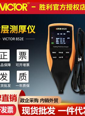 胜利仪器VC852E涂层测厚仪 漆膜油漆涂镀层铁基非铁基 两用测厚仪