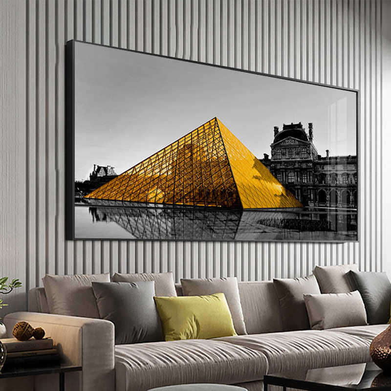 卧室床头装饰画现代简约沙发背景墙画北欧风格客厅大尺寸横幅挂画