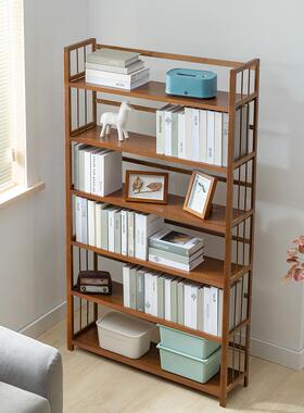 置物柜实木落地柜组简约代现原木全实木自书由落地简83805易装储